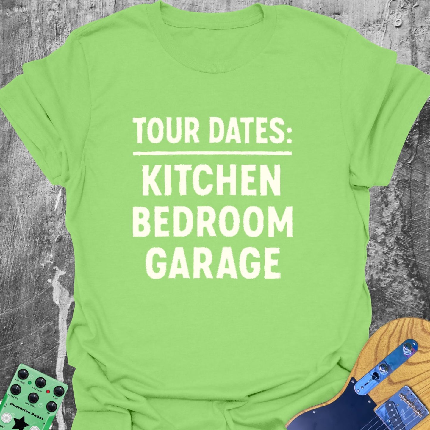 Tour Dates Guitarist T-Shirt