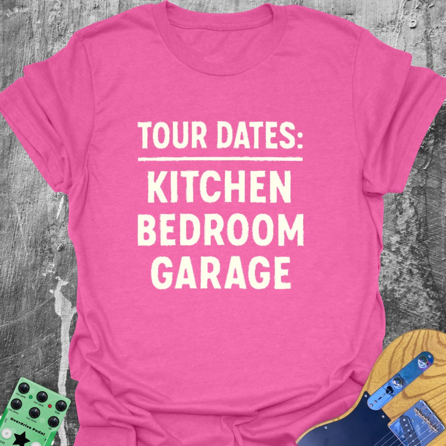 Tour Dates Guitarist T-Shirt