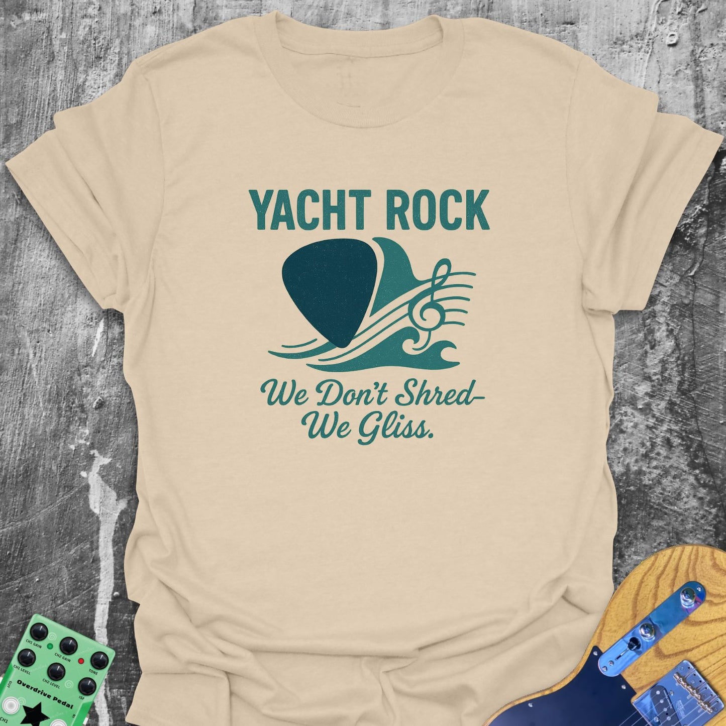 Yacht Rock Gliss and Shred Tee