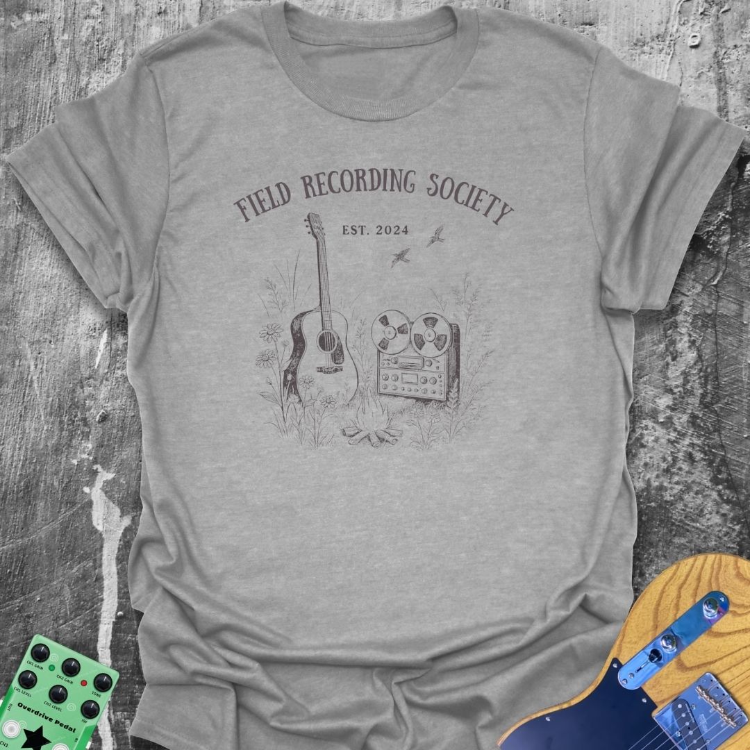 Field Recording Society Girl Guitarist Tee
