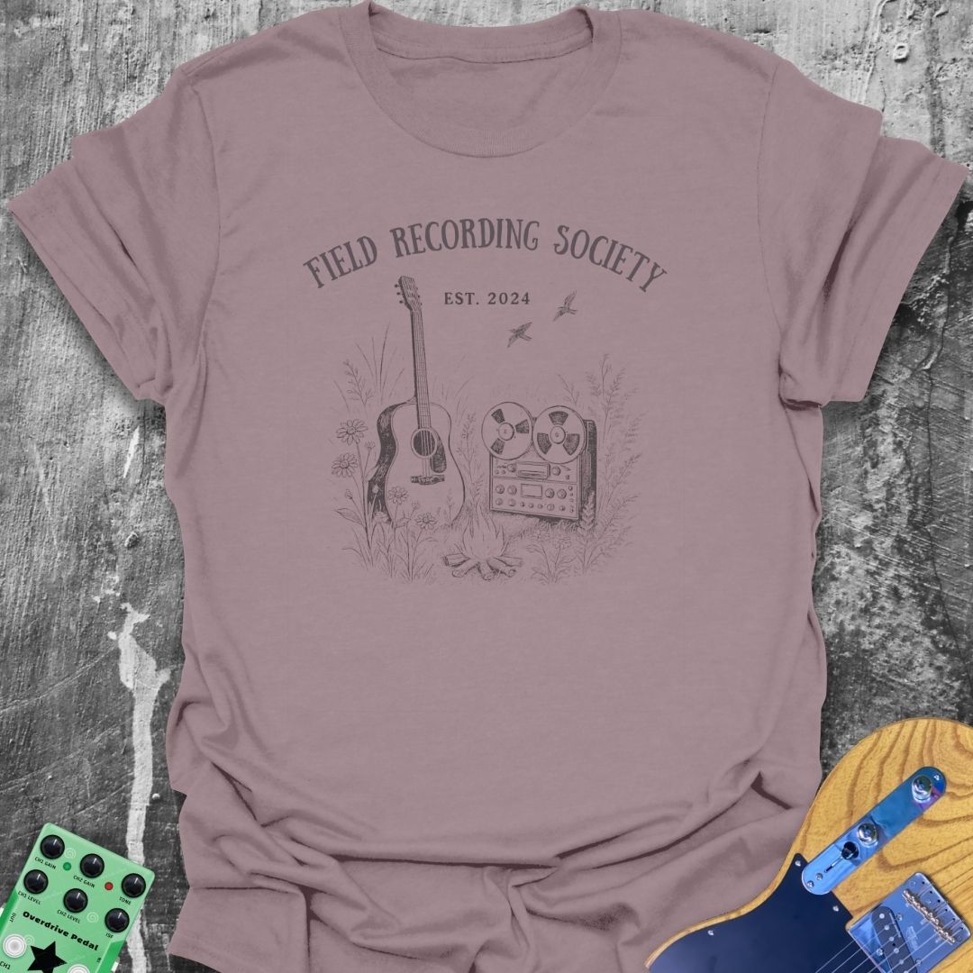 Field Recording Society Girl Guitarist Tee