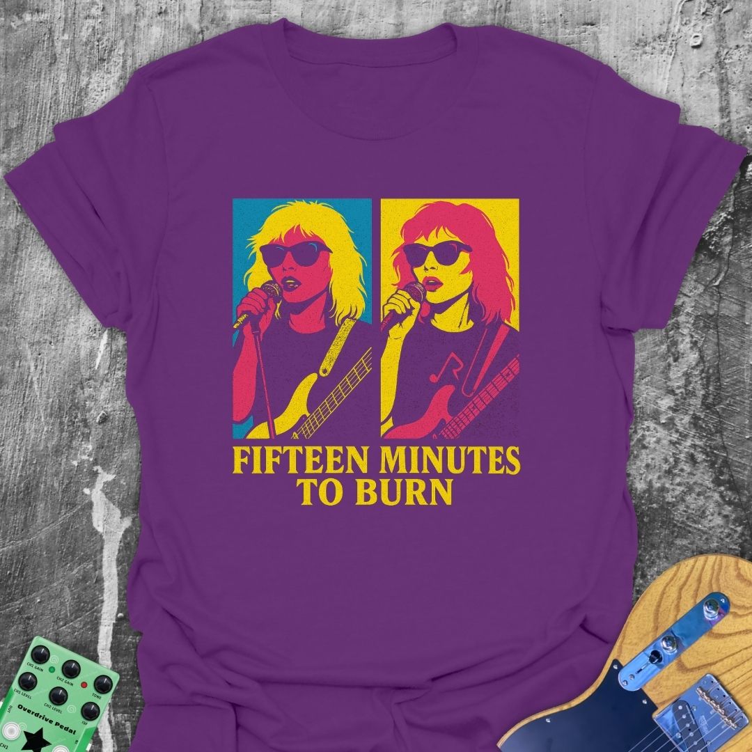 Fifteen Minutes Music Tee