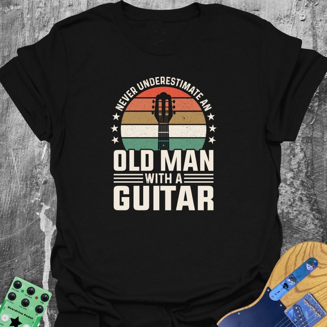 Never Underestimate Guitarist Tee