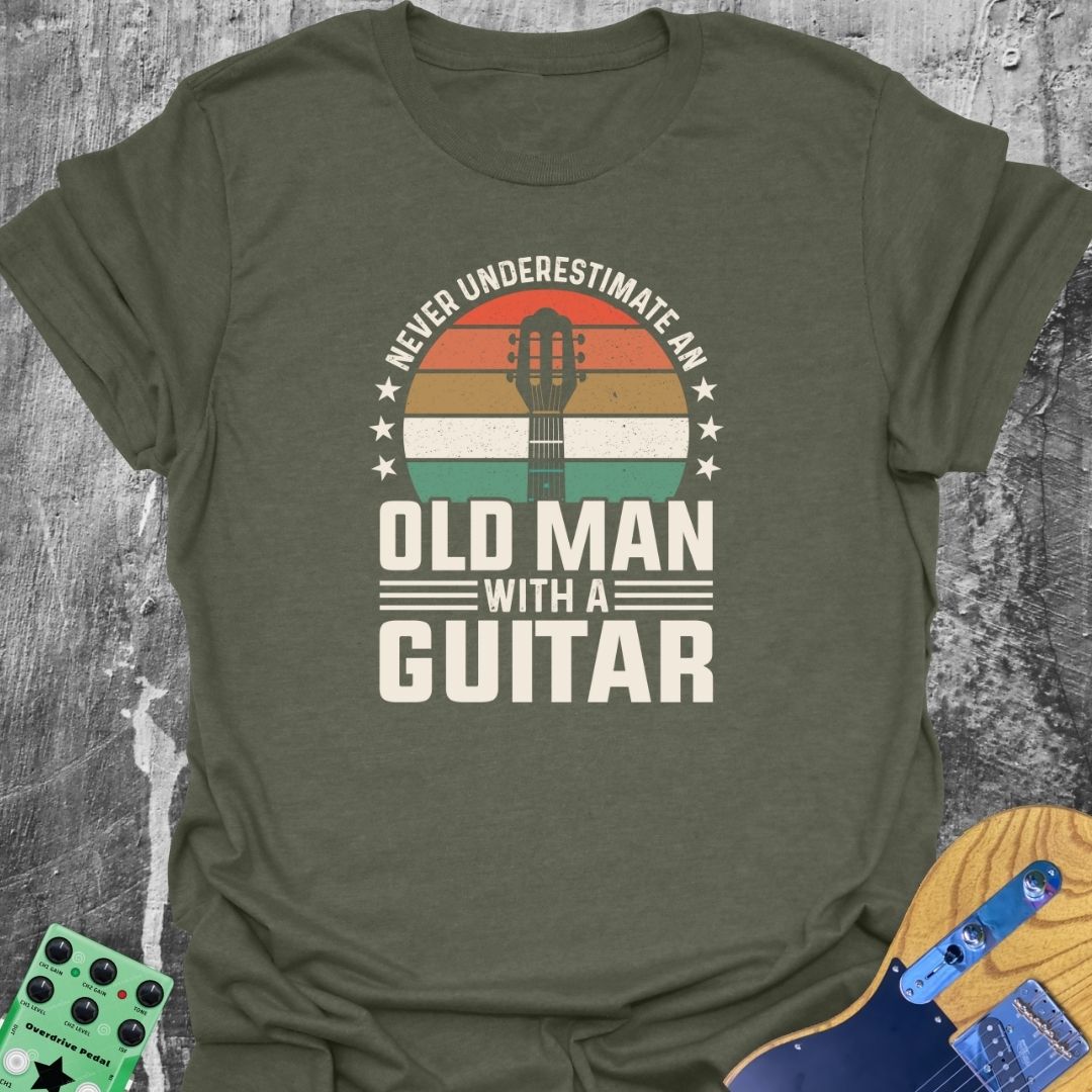 Never Underestimate Guitarist Tee