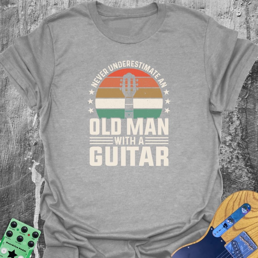 Never Underestimate Guitarist Tee