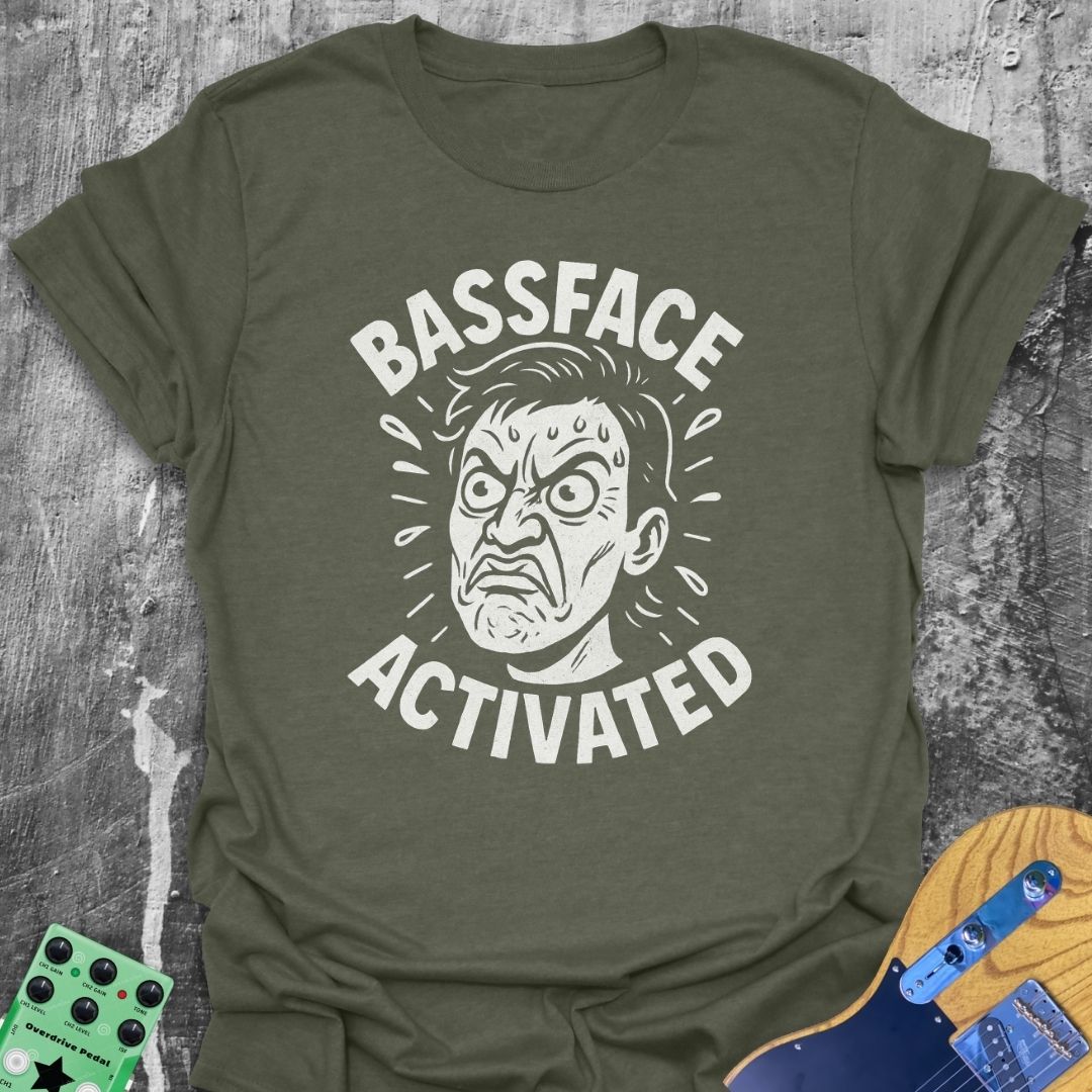 Bass Face Activated Music Tee