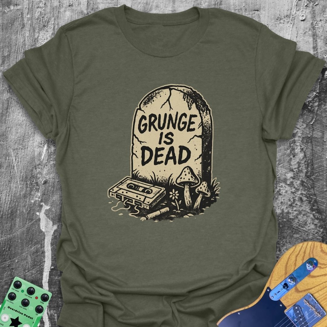 Grunge Is Dead Music Tee