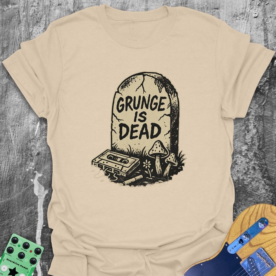 Grunge Is Dead Music Tee