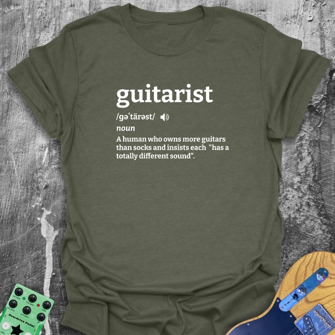 Guitarist Definition Tee