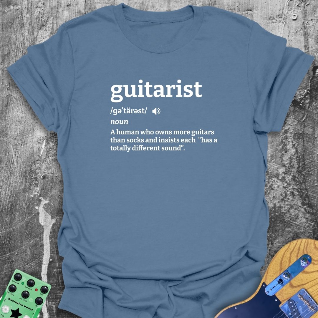 Guitarist Definition Tee