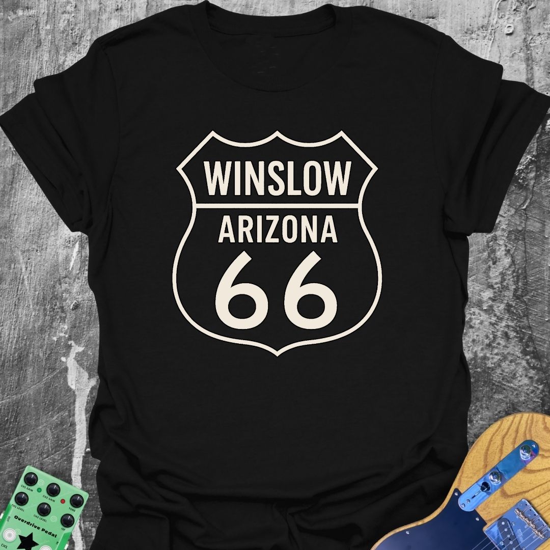 Winslow Arizona Route 66 Music Tee