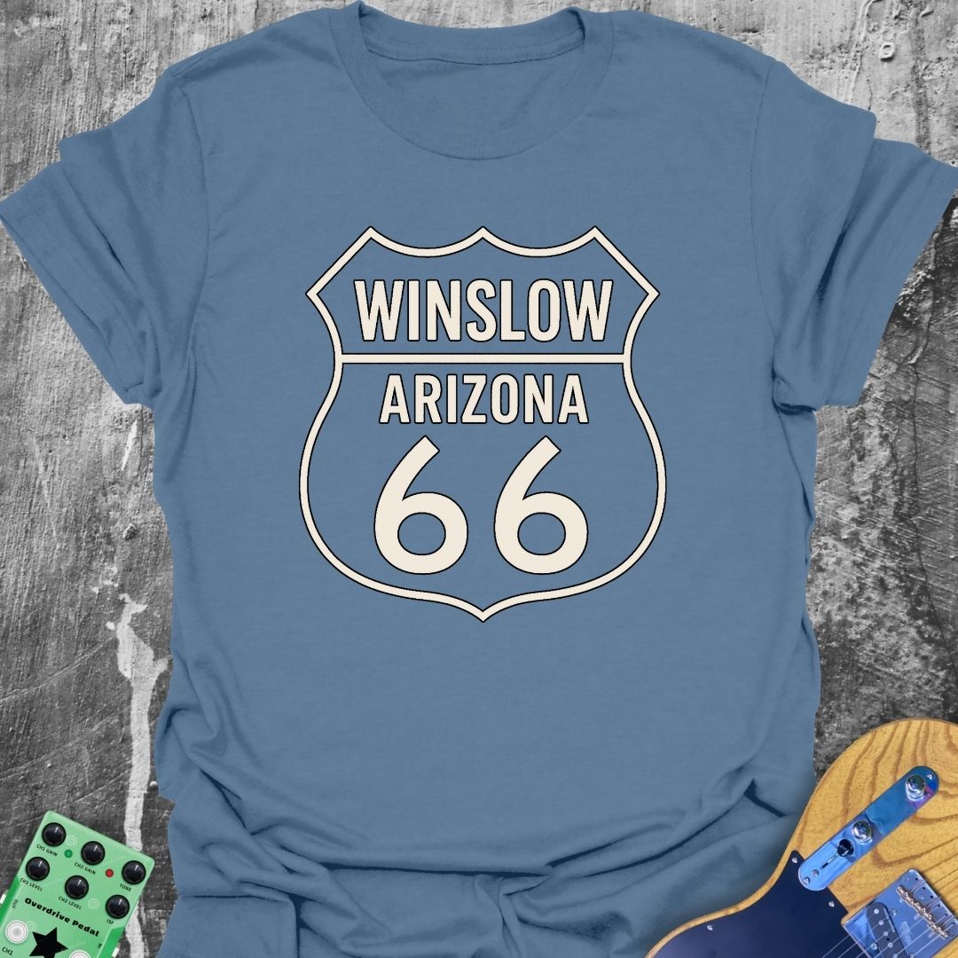 Winslow Arizona Route 66 Music Tee