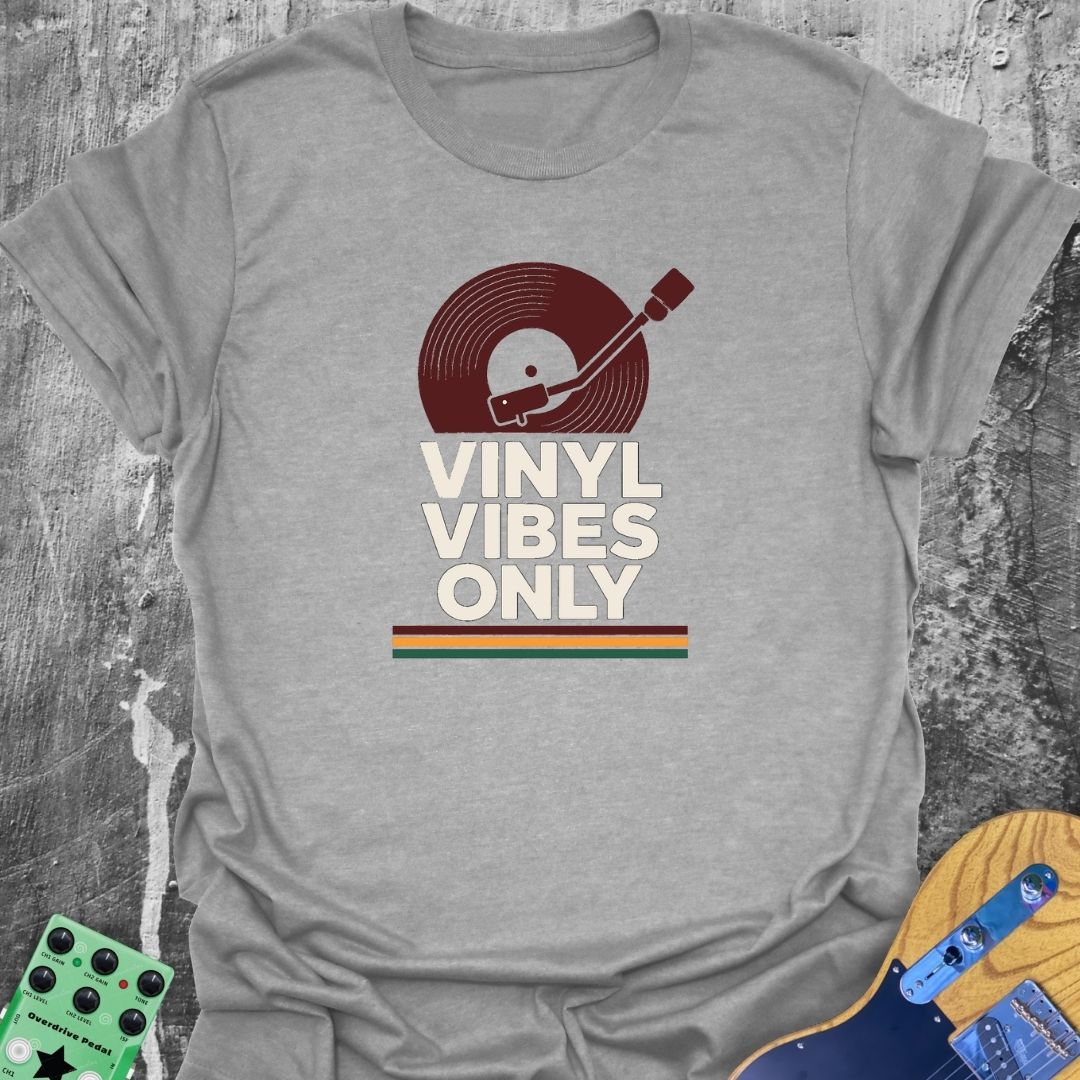 Vinyl Vibes Only Music Tee