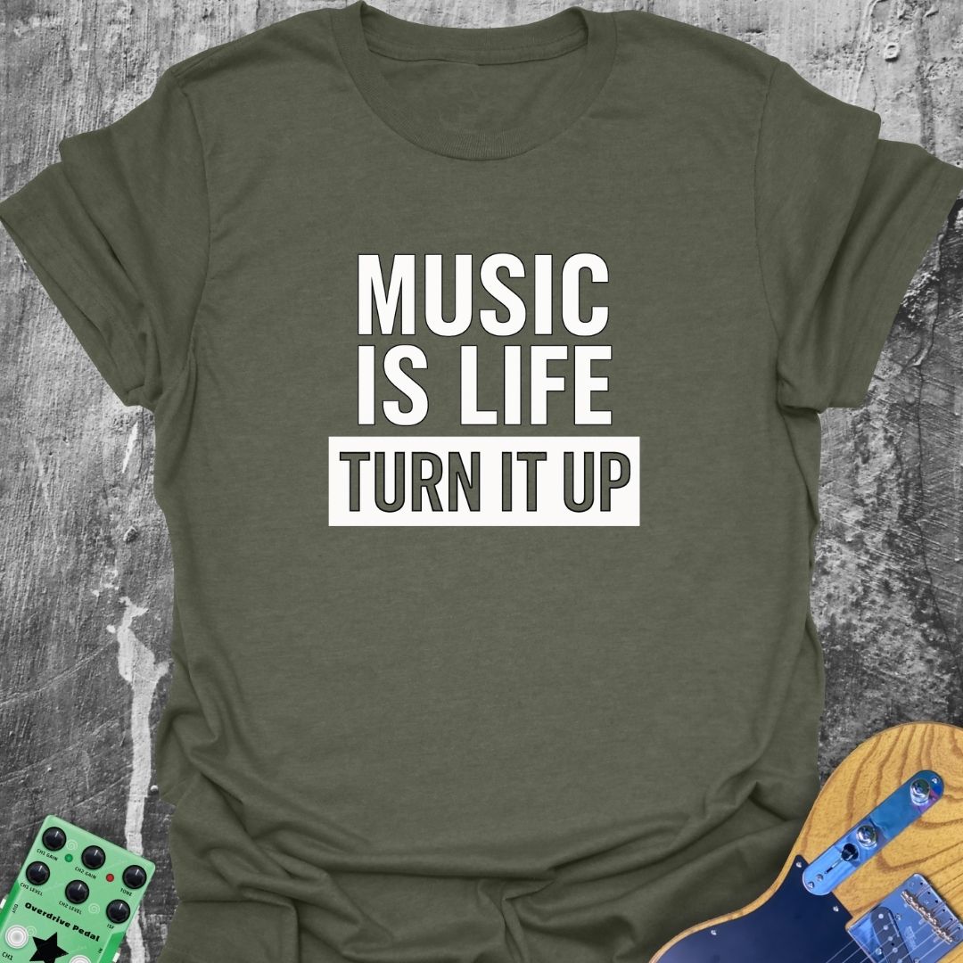 Music Is Life Music Tee