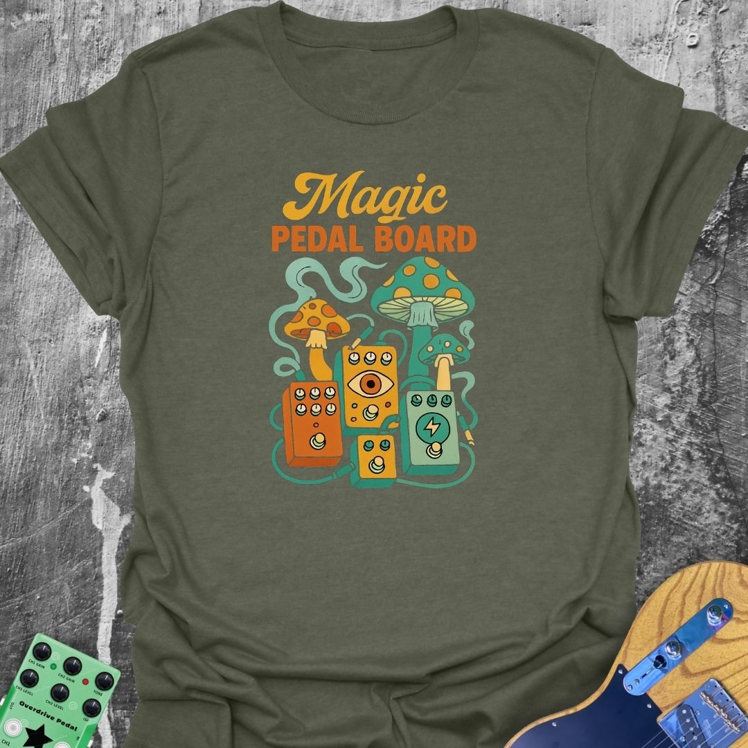 Magic Pedal Board Music Tee