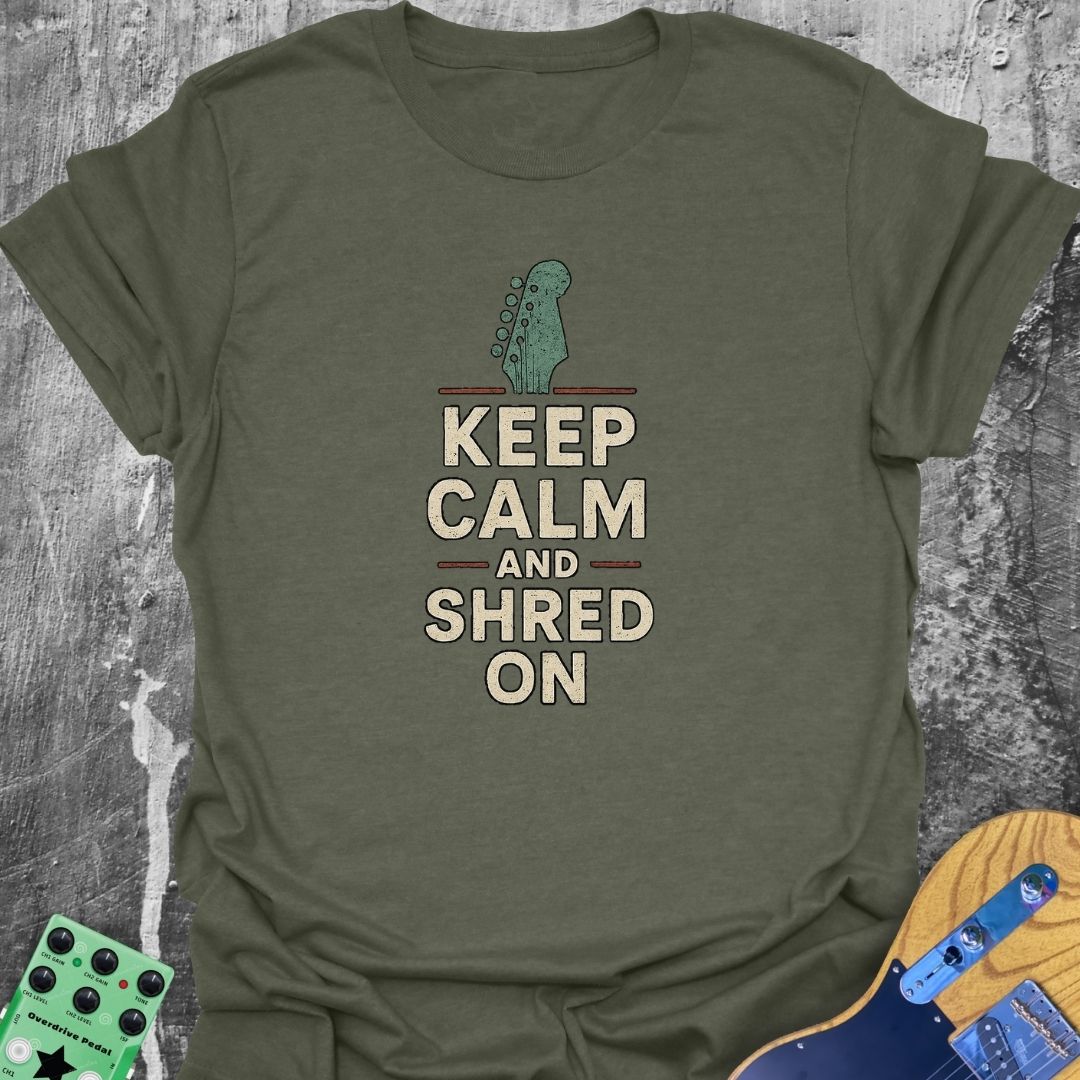 Keep Calm and Shred On Tee