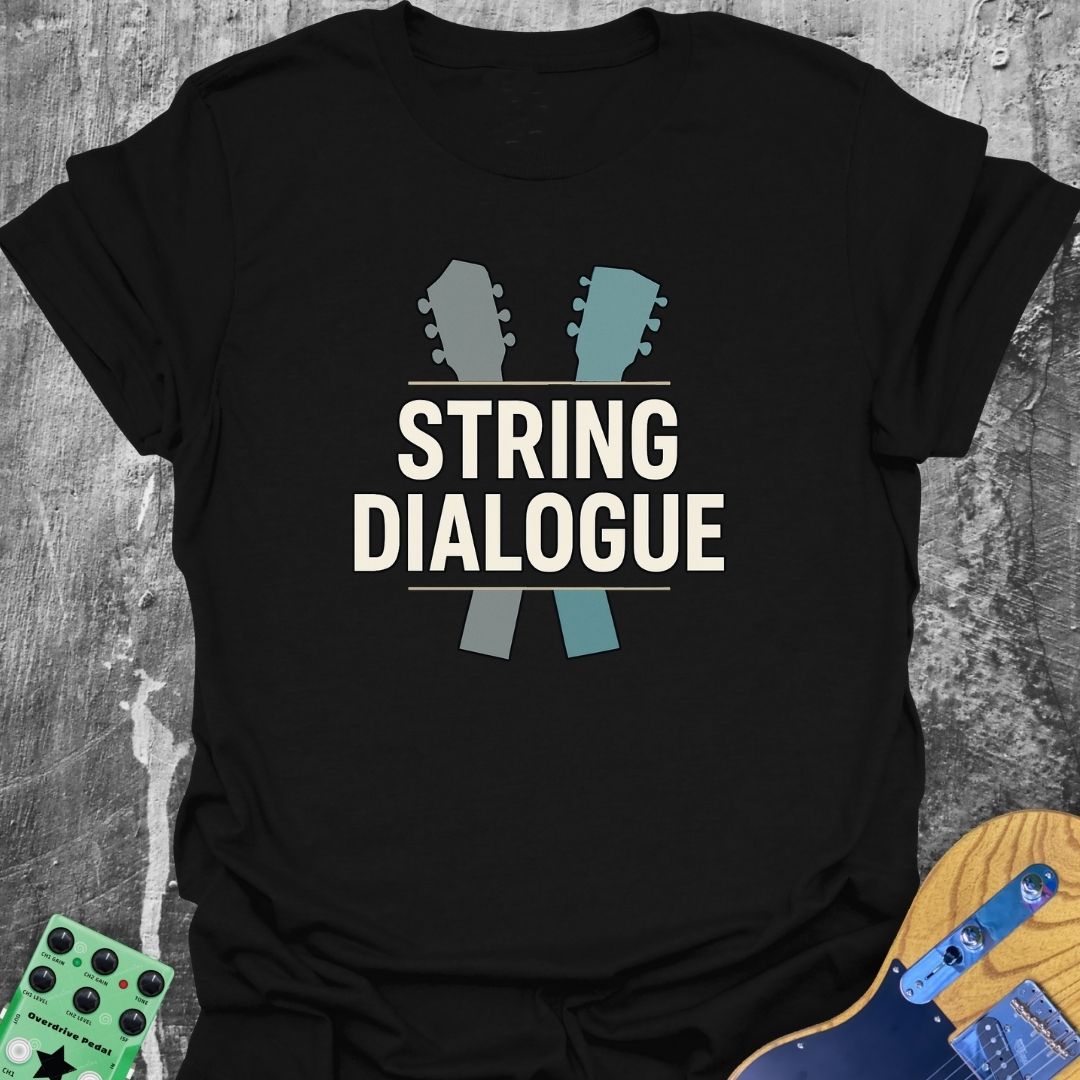 String Dialogue Music Tee