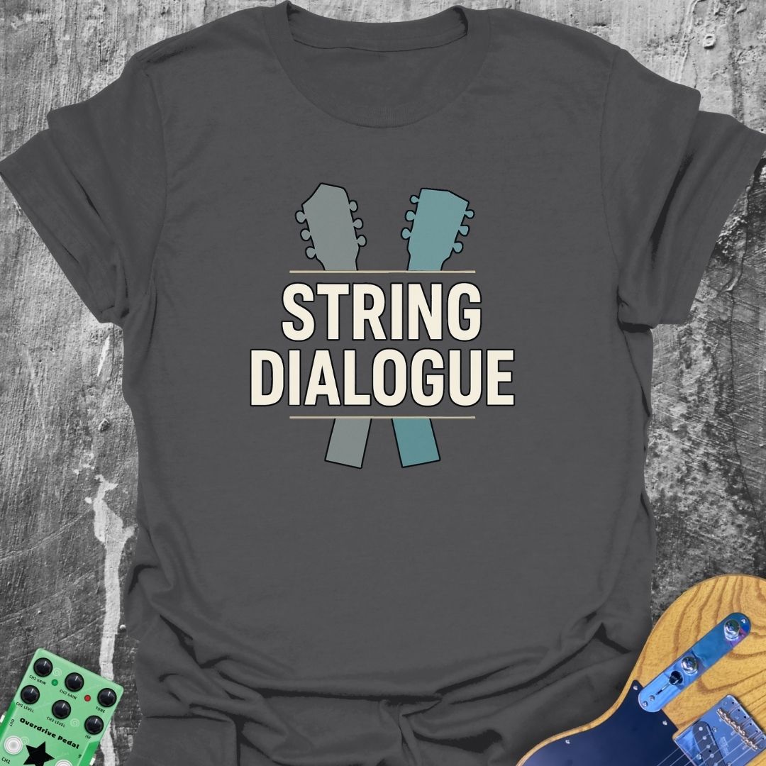 String Dialogue Music Tee