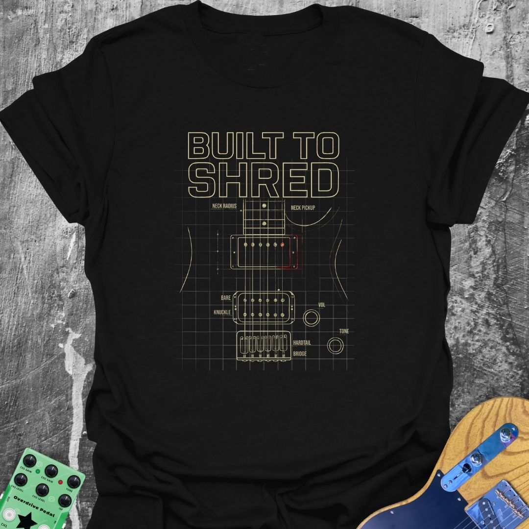 Built To Shred Music Tee