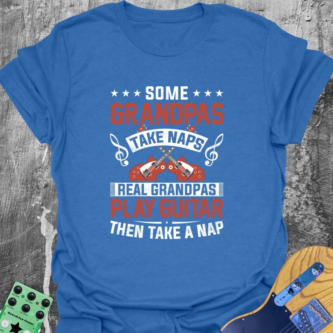 Real Grandpas Play Guitar Tee