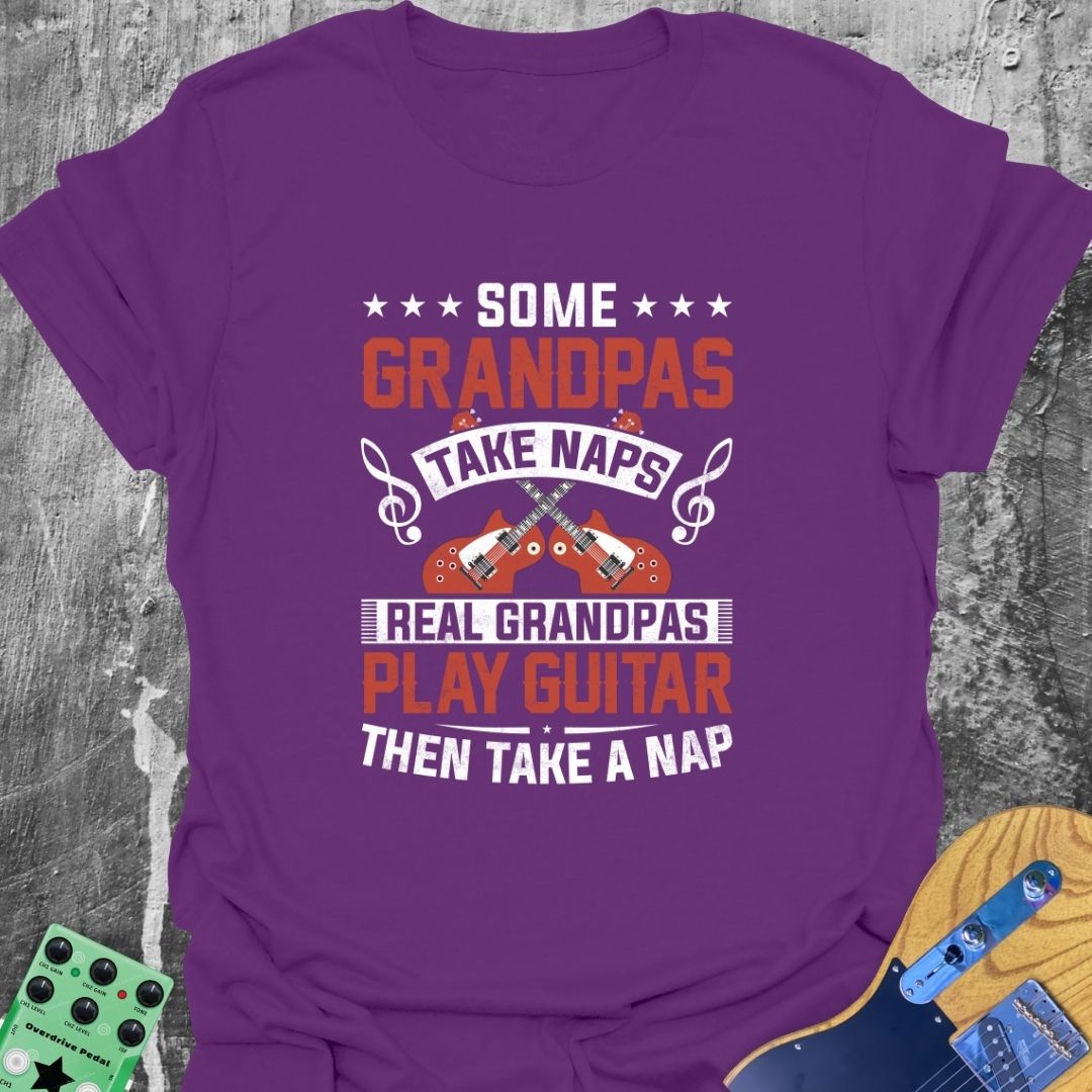Real Grandpas Play Guitar Tee