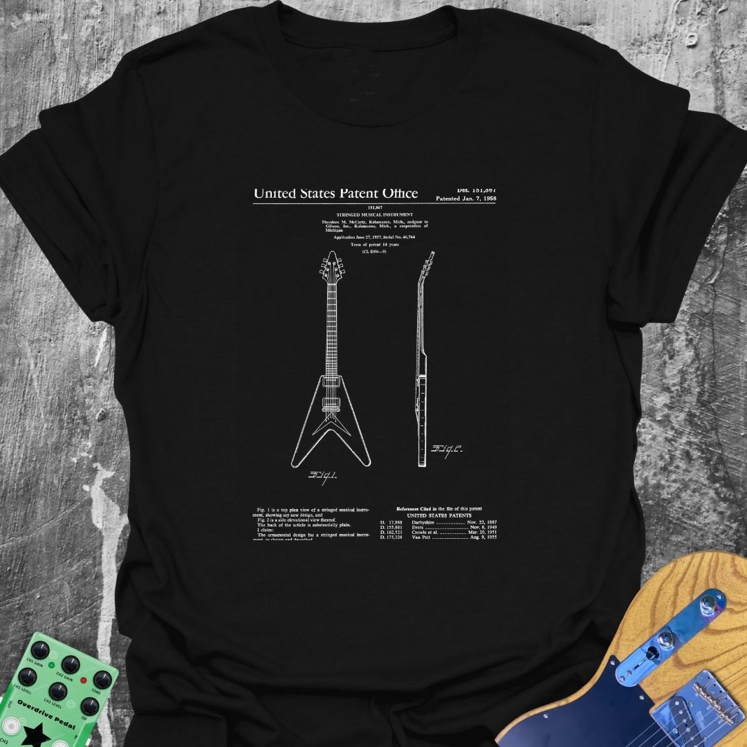 Guitar Patent T-Shirt