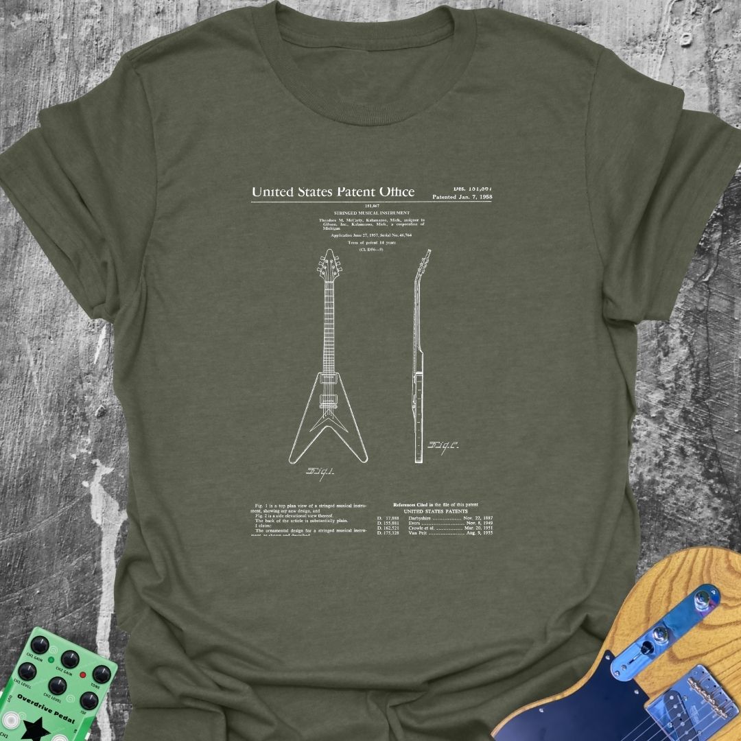 Guitar Patent T-Shirt