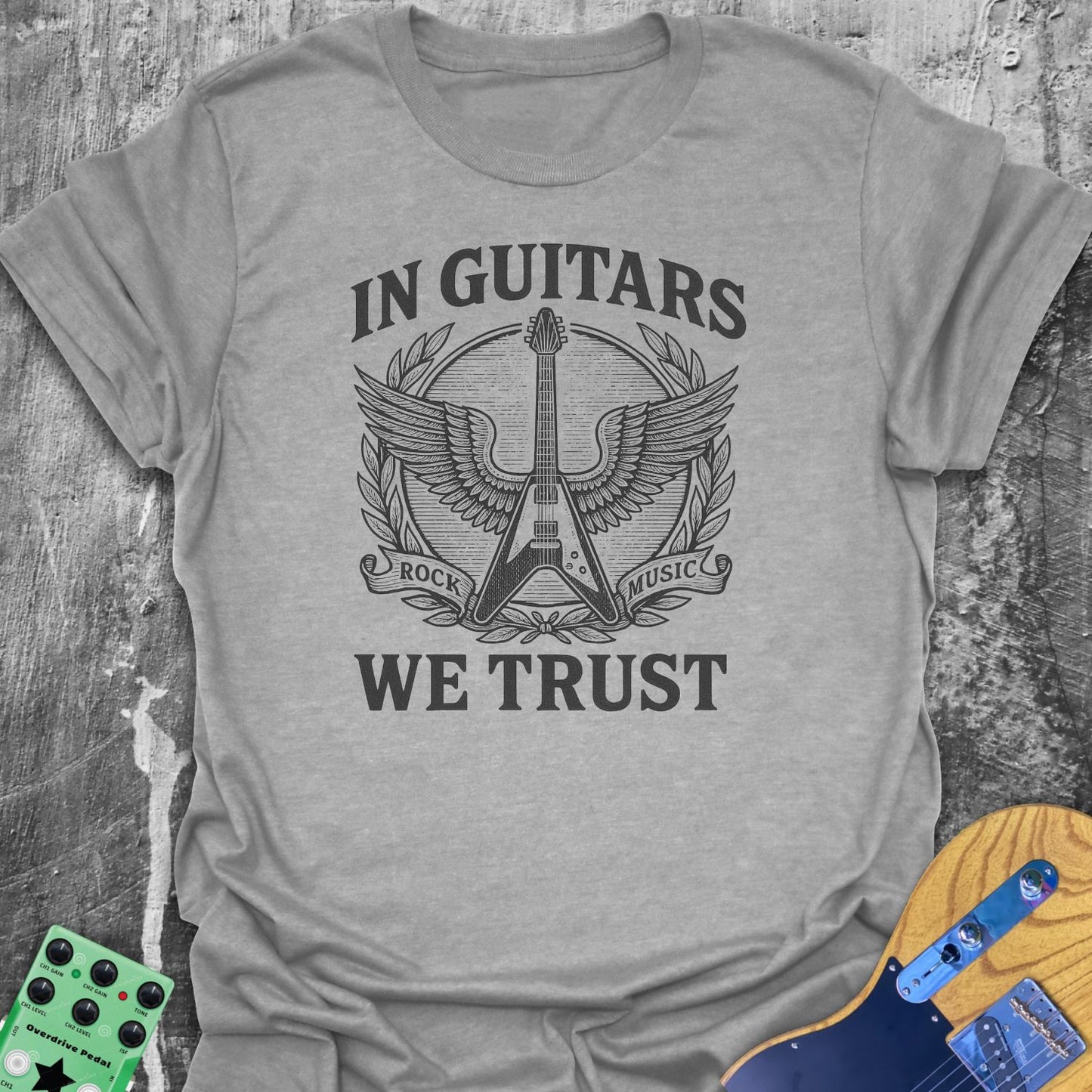 In Guitars We Trust Tee