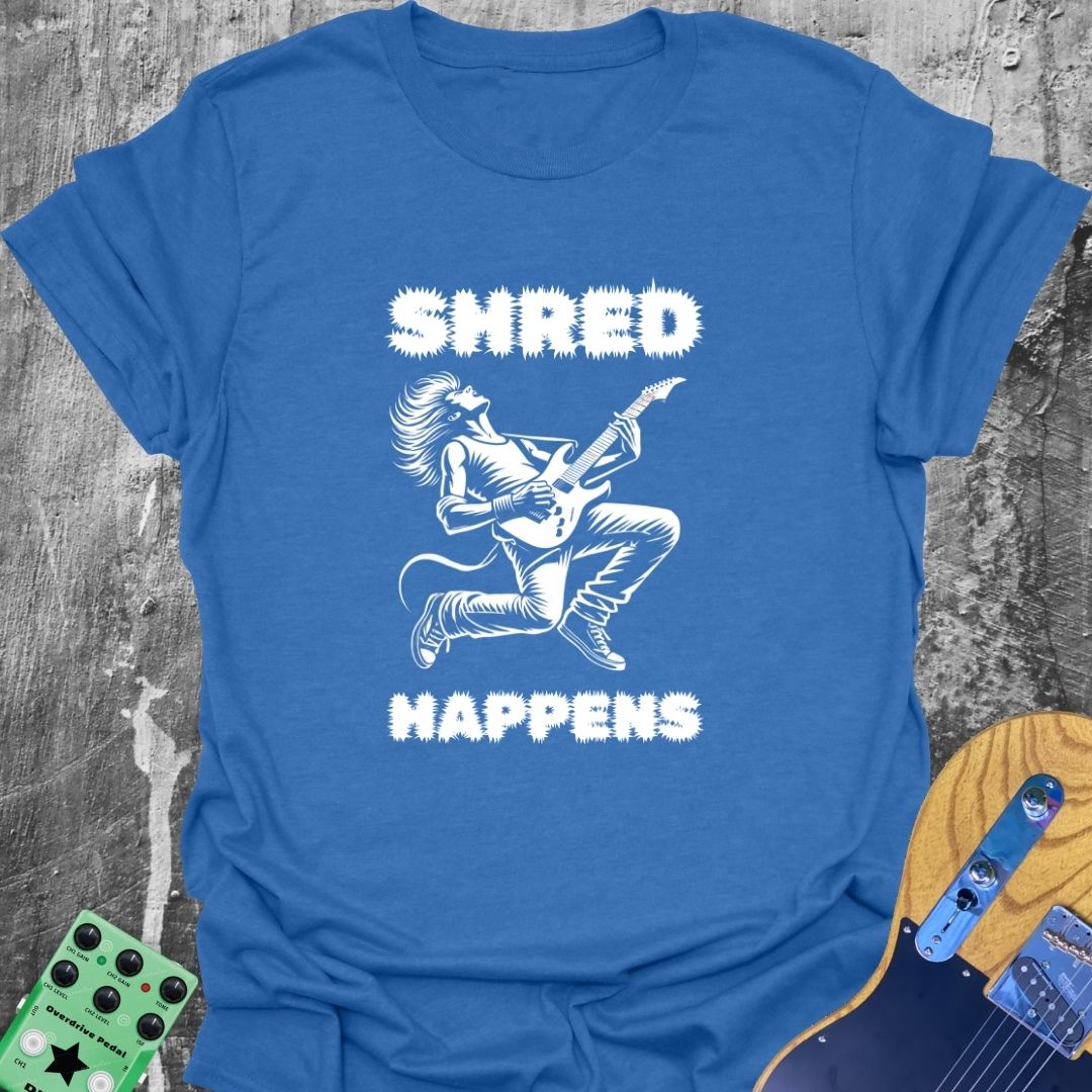 Shred Happens Edgy Guitarist T-Shirt