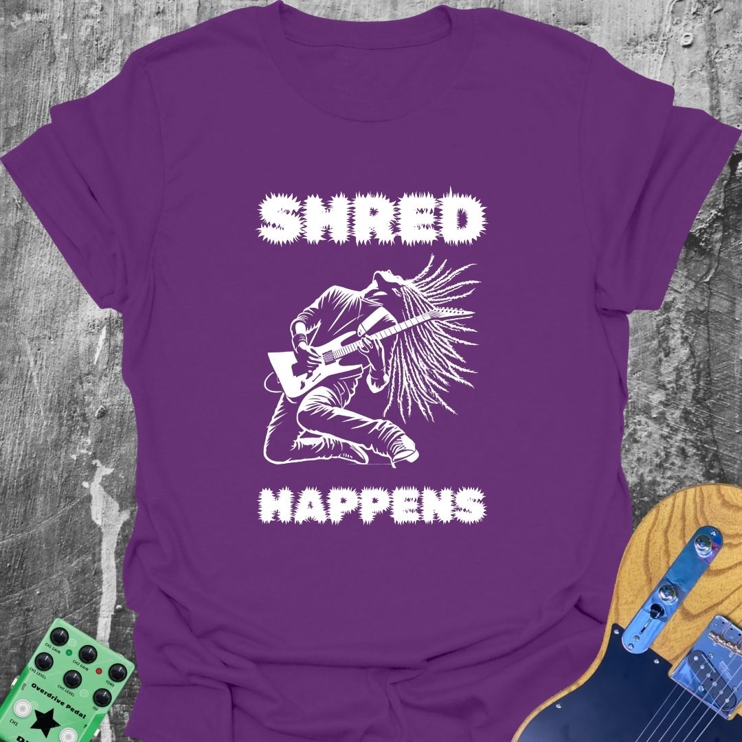 Shred Happens Edgy Guitarist T-Shirt