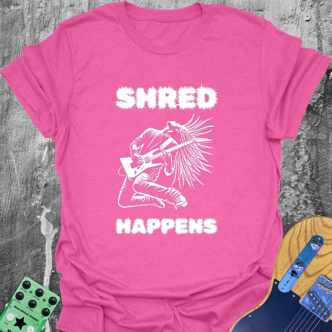 Shred Happens Edgy Guitarist T-Shirt