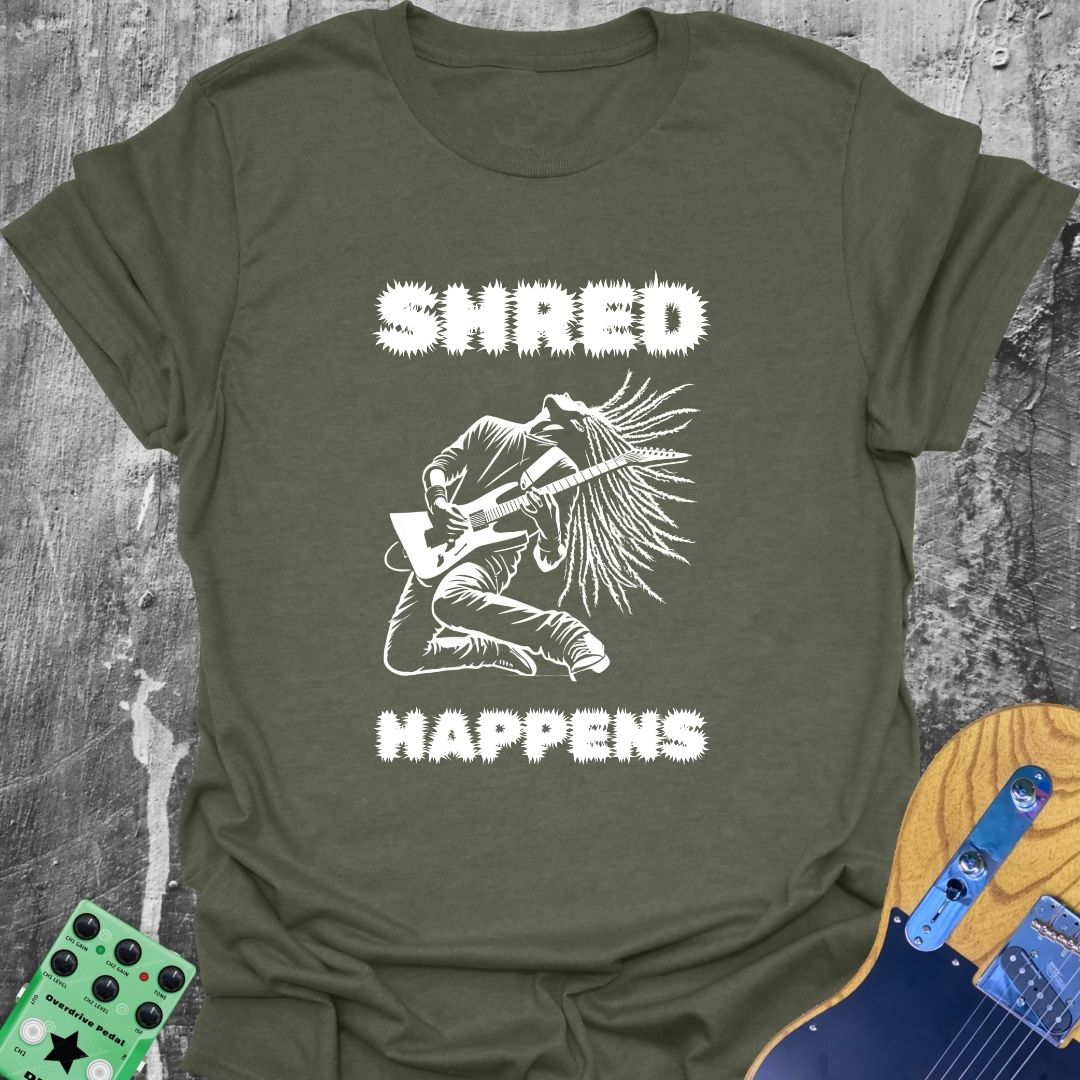Shred Happens Edgy Guitarist T-Shirt
