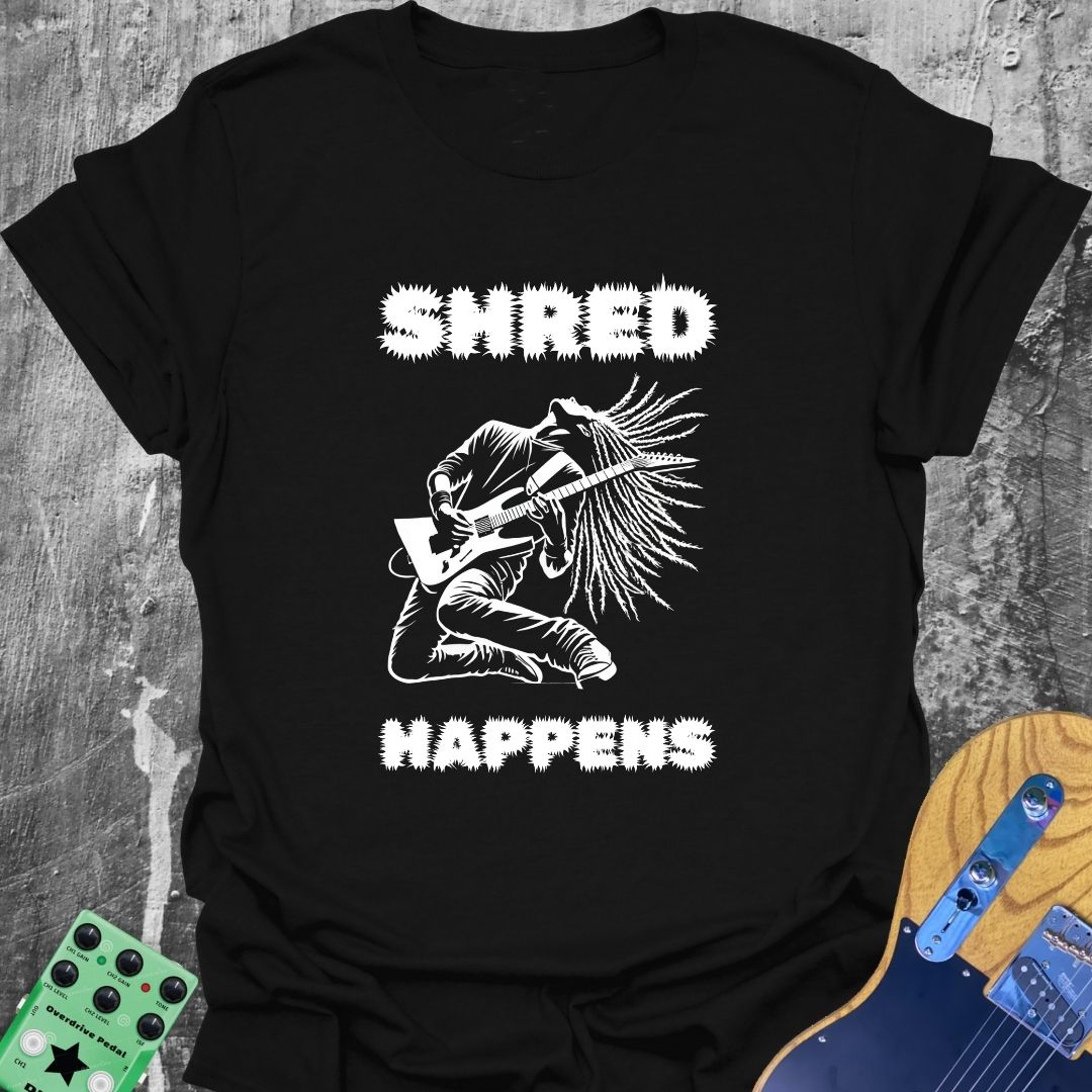 Shred Happens Edgy Guitarist T-Shirt