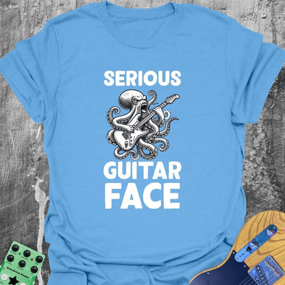 Octopus Guitar Face  T-Shirt