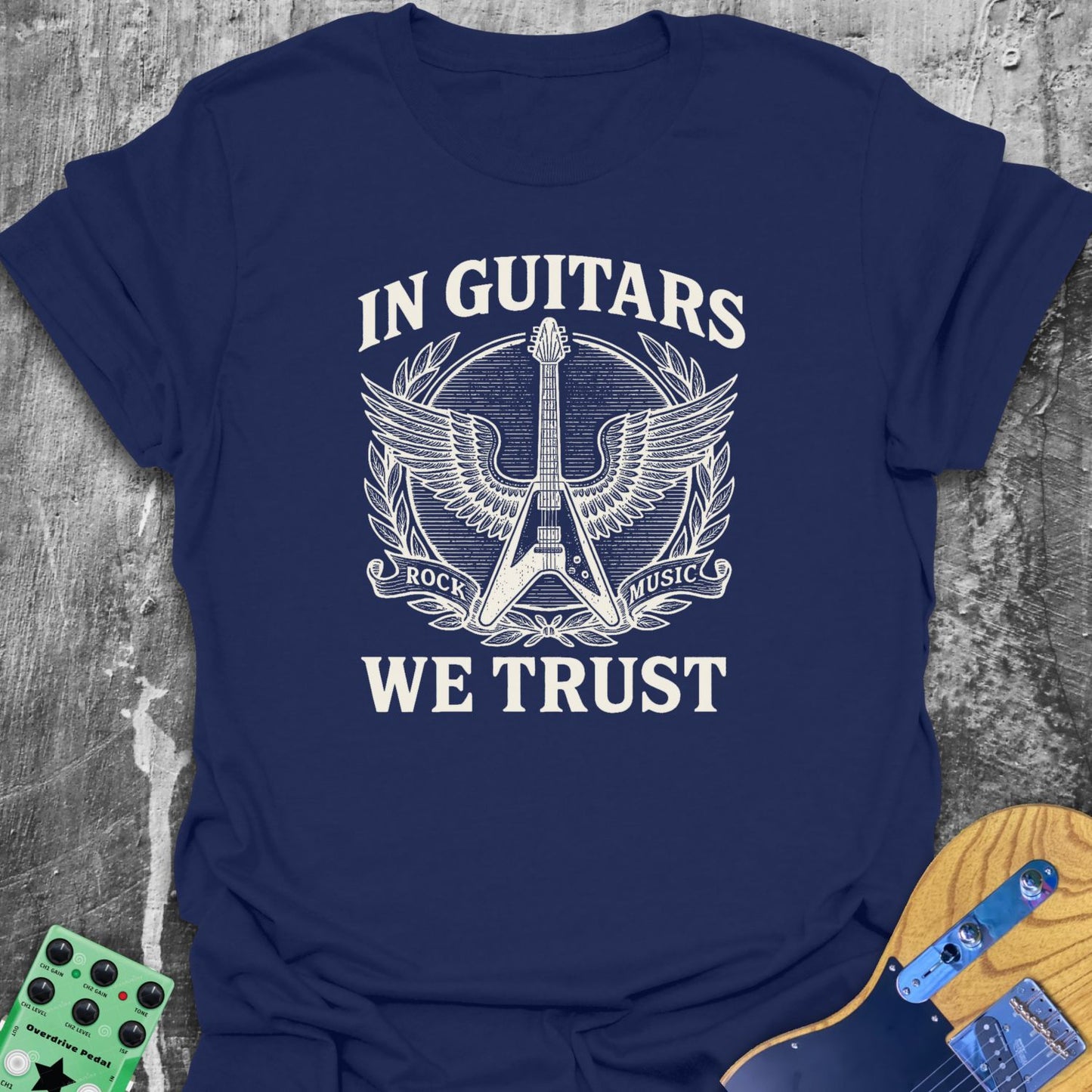 In Guitars We Trust Tee