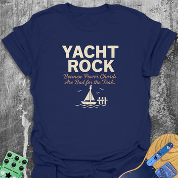 Yacht Rock Teak & Power Chords Tee