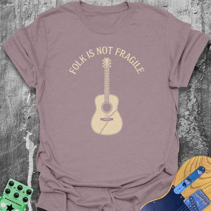 Folk Is Not Fragile Girl Guitarist Tee