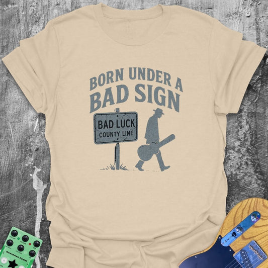 Born Under a Bad Sign Music Tee