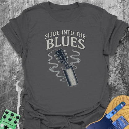 Slide Into The Blues Guitarist Tee