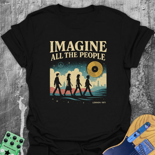 Imagine All The People Music Tee
