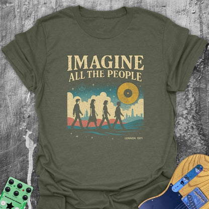 Imagine All The People Music Tee