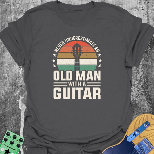 Never Underestimate Guitarist Tee