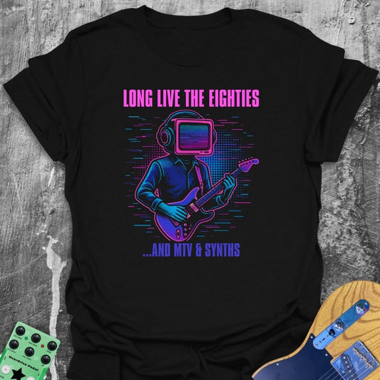 Long Live The 80s Music Tee