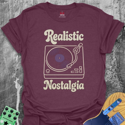 Premium Realistic Nostalgia Music Tee