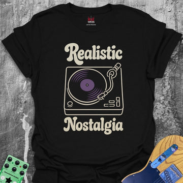 Premium Realistic Nostalgia Music Tee