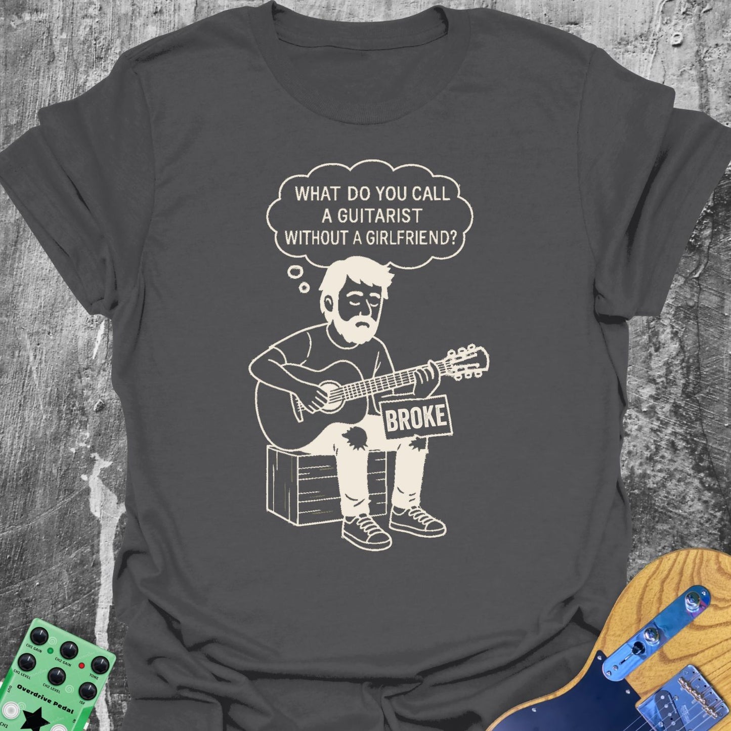 Broke Guitarist Tee