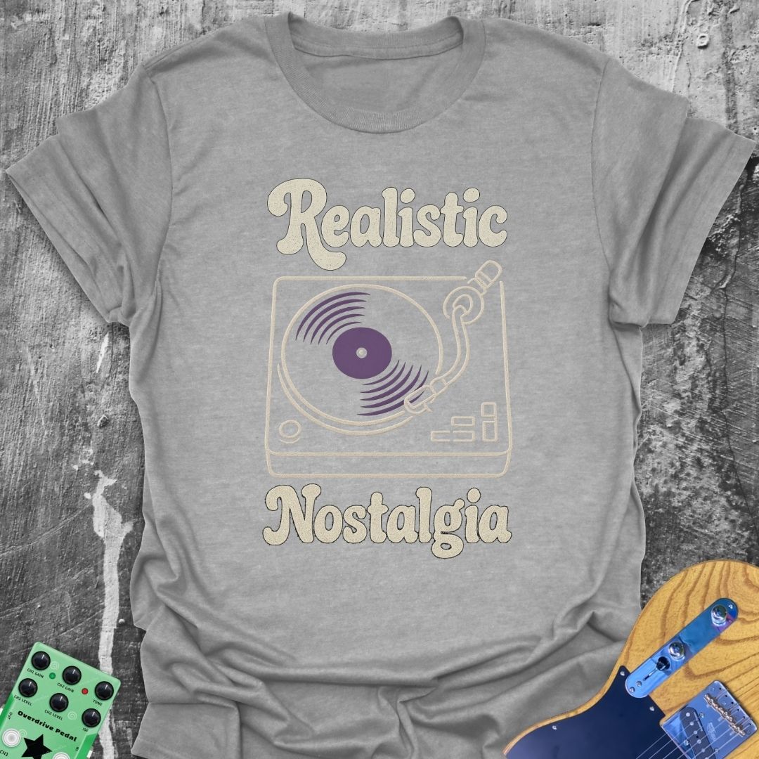 Realistic Nostalgia Music Tee