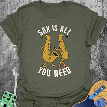 Sax Is All You Need Music Tee