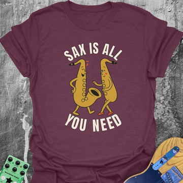Sax Is All You Need Music Tee