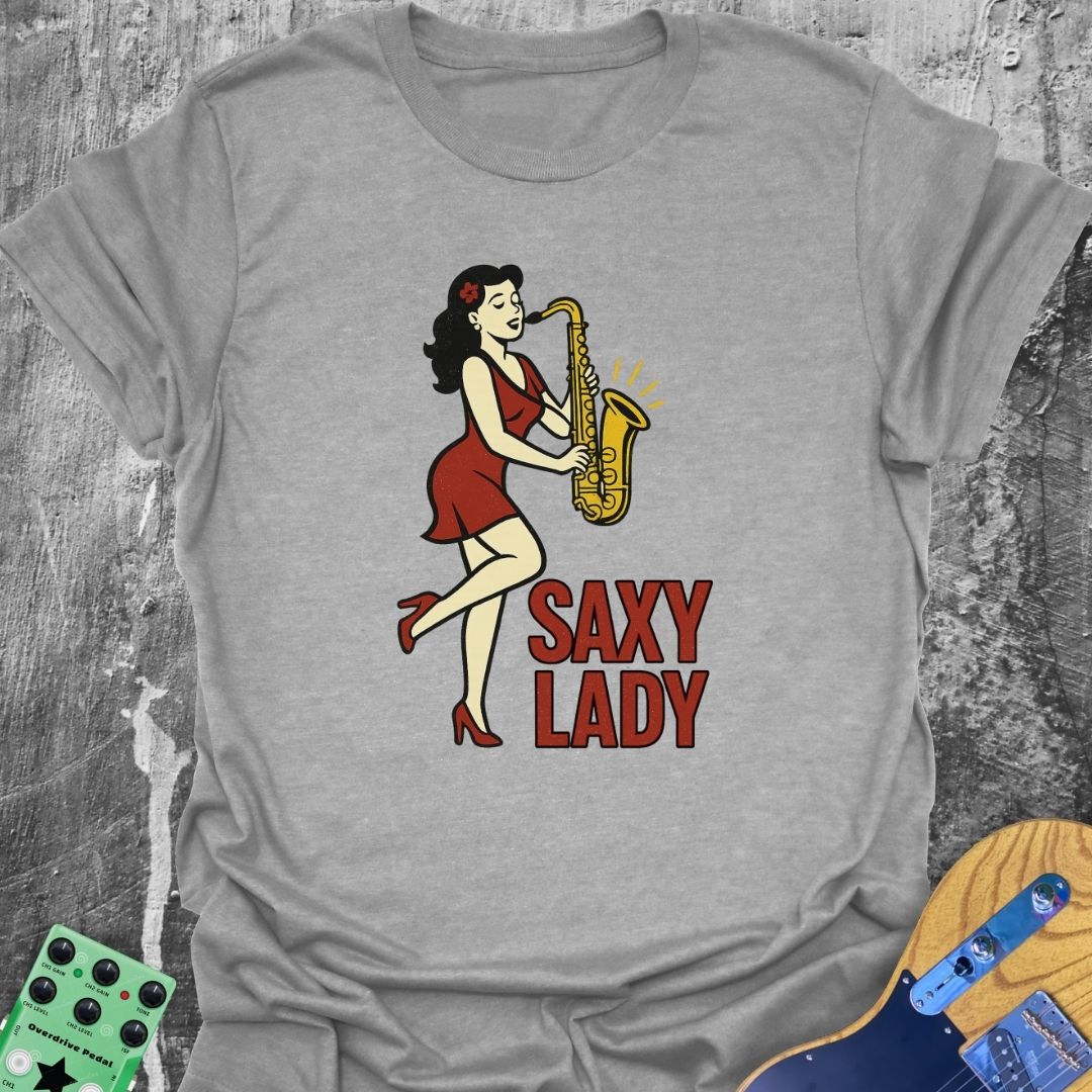 Saxy Lady Music Tee